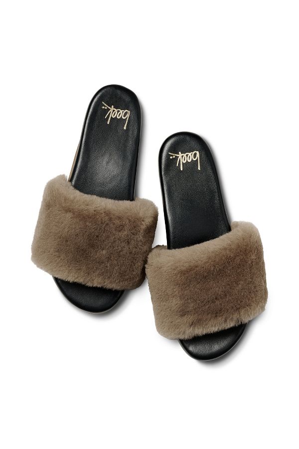 Slide View: 3: beek Baza Shearling Sandals