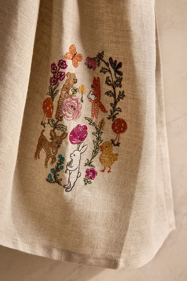 Slide View: 2: Coral & Tusk Secret Garden Dish Towel