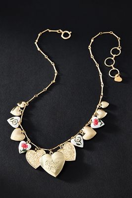 The Sage Vintage All Hearts Charm Necklace