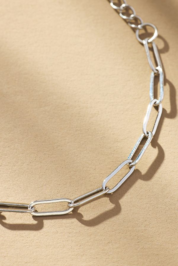 Slide View: 2: Paperclip Charm Bracelet