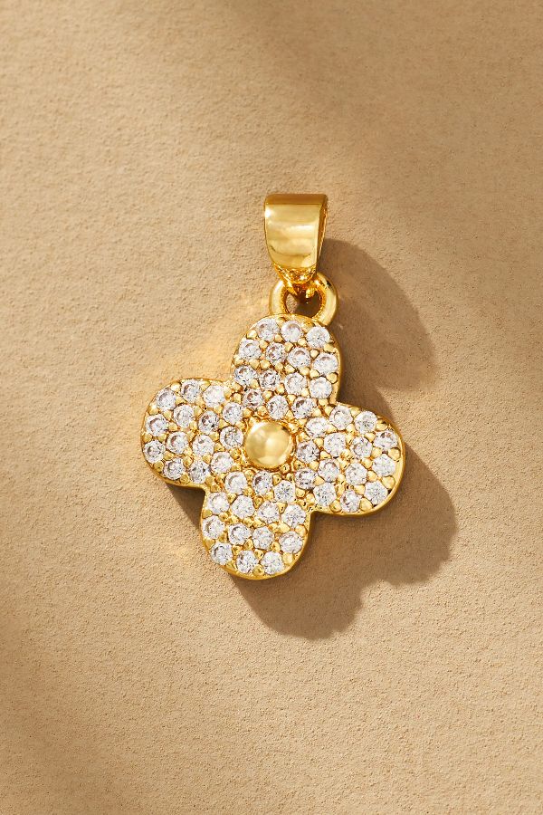 Slide View: 1: Boxbar Pavé Flower Charm