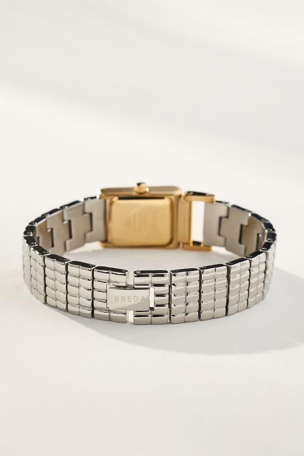 Slide View: 2: BREDA Revel Square Face Metal Watch