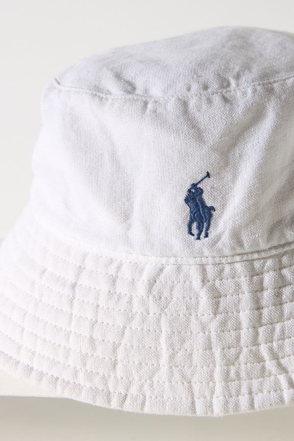 Slide View: 3: Ralph Lauren Linen Bucket Hat