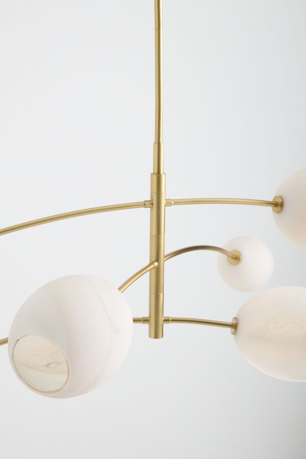 Slide View: 3: Artemis Alabaster Chandelier