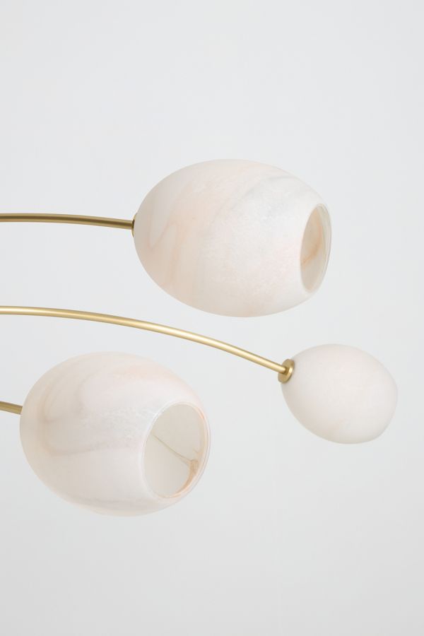 Slide View: 4: Artemis Alabaster Chandelier