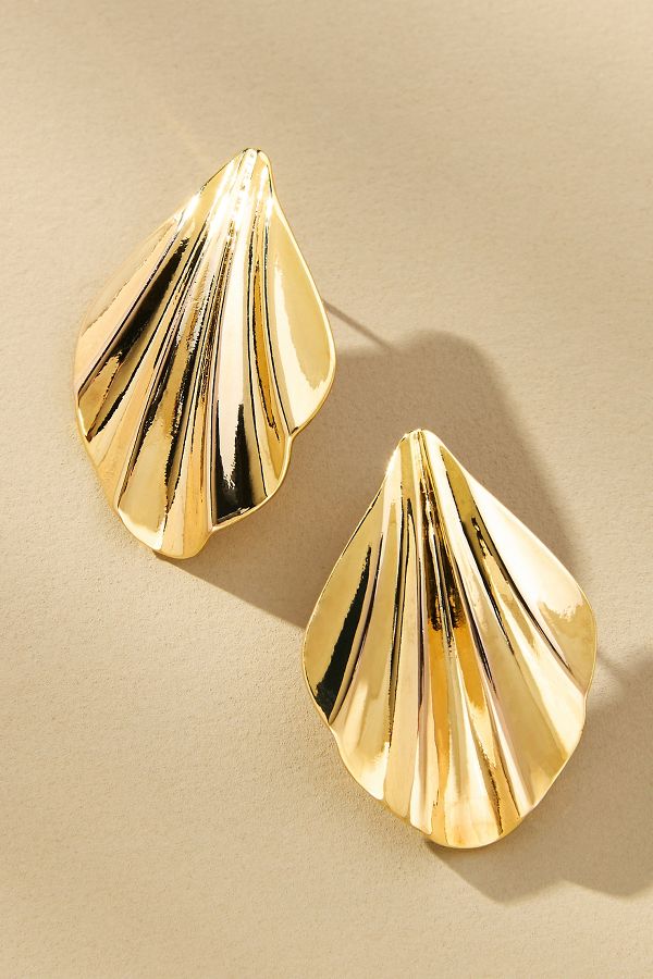 Vista de diapositivas: 1: Shell Post Earrings