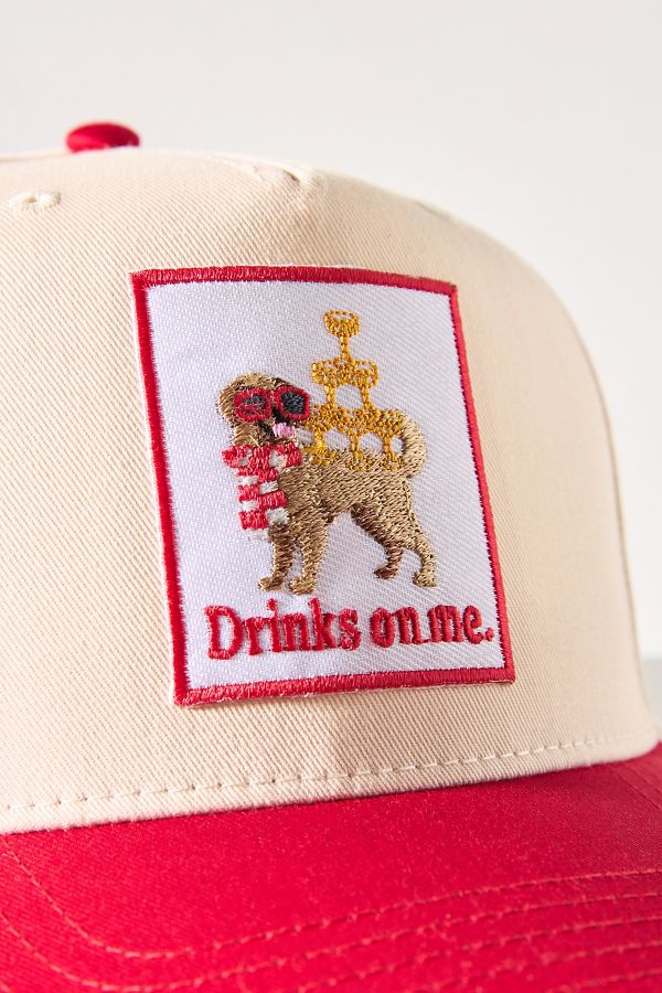 Slide View: 3: Kenz Kustomz Drinks On Me Trucker Hat