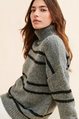 Line + Dot Veronica Striped Sweater