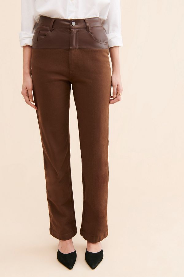 Slide View: 4: Kourt Uma Vegan Leather Pants