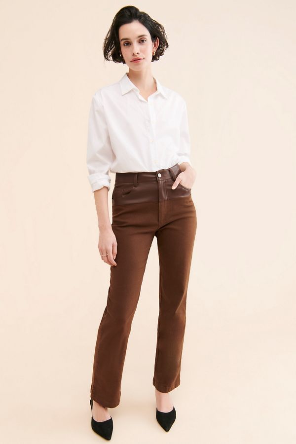 Slide View: 1: Kourt Uma Vegan Leather Pants