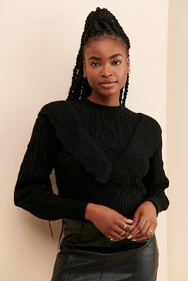 Saltwater Luxe Ruffle Sweater