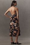 Thumbnail View 2: BHLDN Holly Halter Printed Stretch Velvet Midi Dress