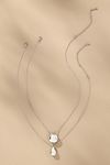 Thumbnail View 1: Curved Pendant Necklaces, Set of 2