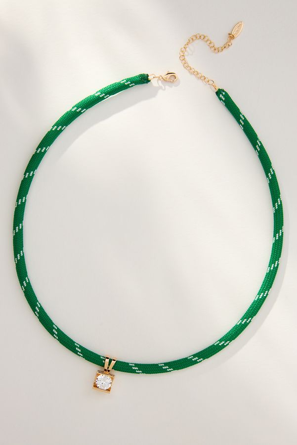 Slide View: 1: Sporty Rope Necklace