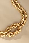 Thumbnail View 2: Gold-Plated Twisted Nautical Knot Necklace