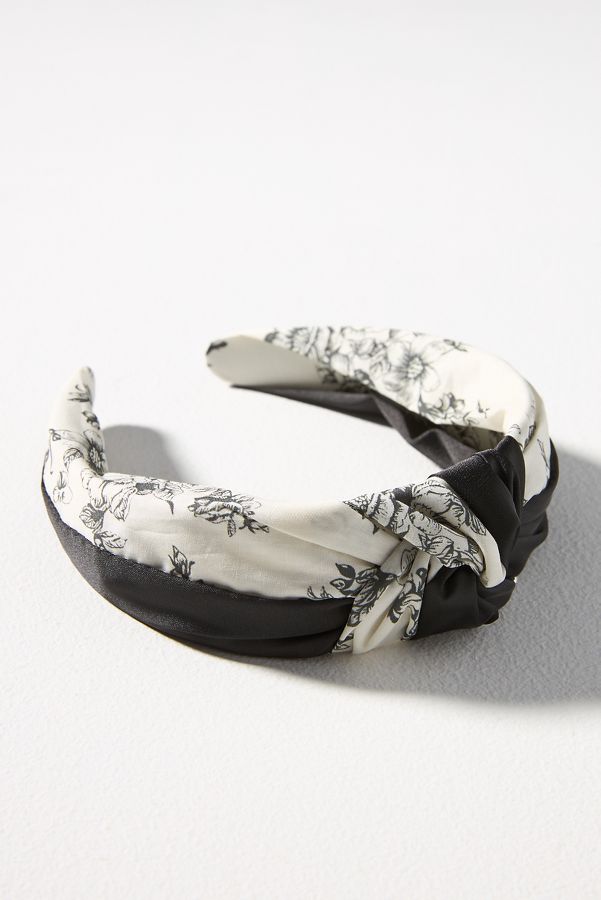 Slide View: 1: Everly Toile Knot Headband