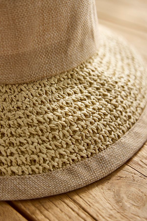 Slide View: 2: Crochet Brim Bucket Hat