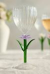 Thumbnail View 1: Floral Stem Wine Glass