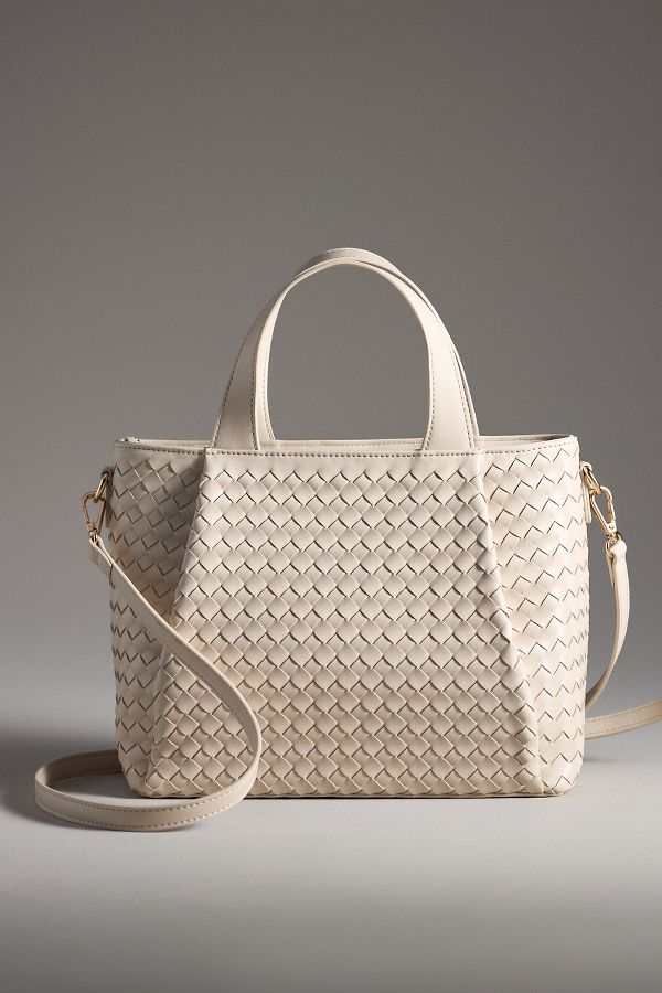 Slide View: 2: Woven Hardware Tote