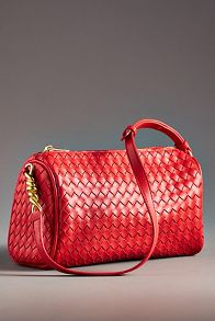 Slide View: 1: Woven Shoulder Bag