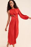 Thumbnail View 1: FARM Rio One-Shoulder Maxi Cutout Dress