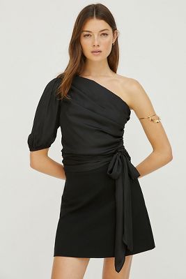 Dolan Ruched One-Shoulder Top