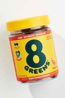 8Greens Super Greens Tangerine Fiber Gummies