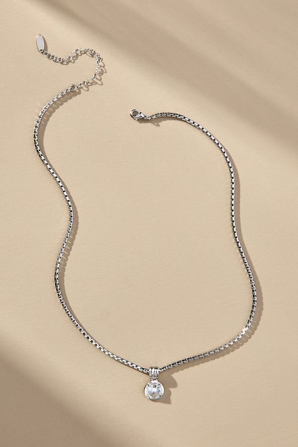 Slide View: 1: Classic Crystal Necklace