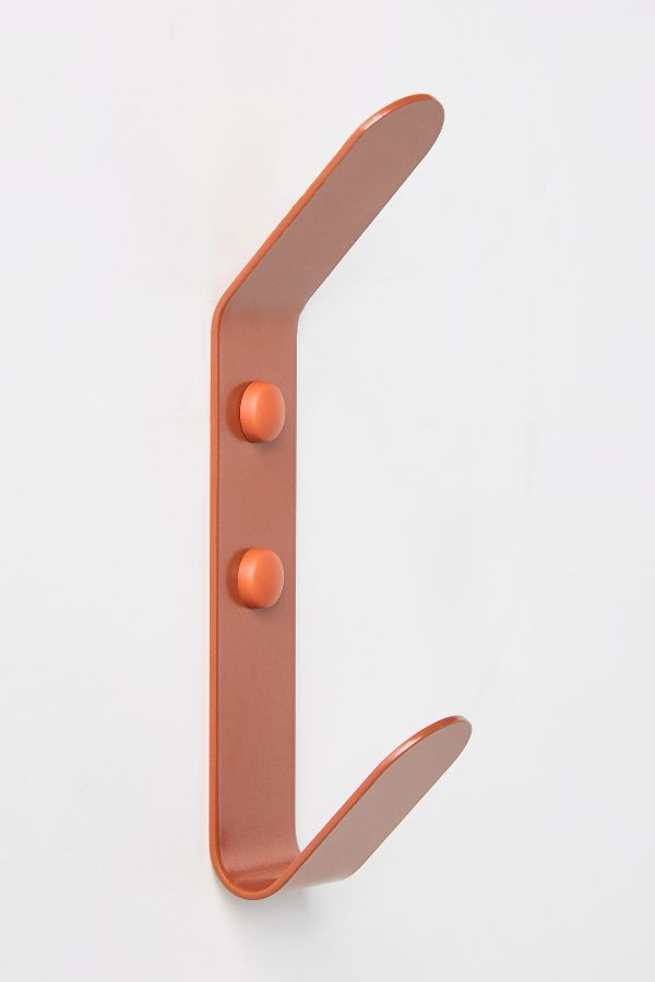 Slide View: 3: Powder-Coated Double Wall Hook