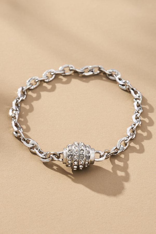 Slide View: 1: Nautical Skinny Link Bracelet