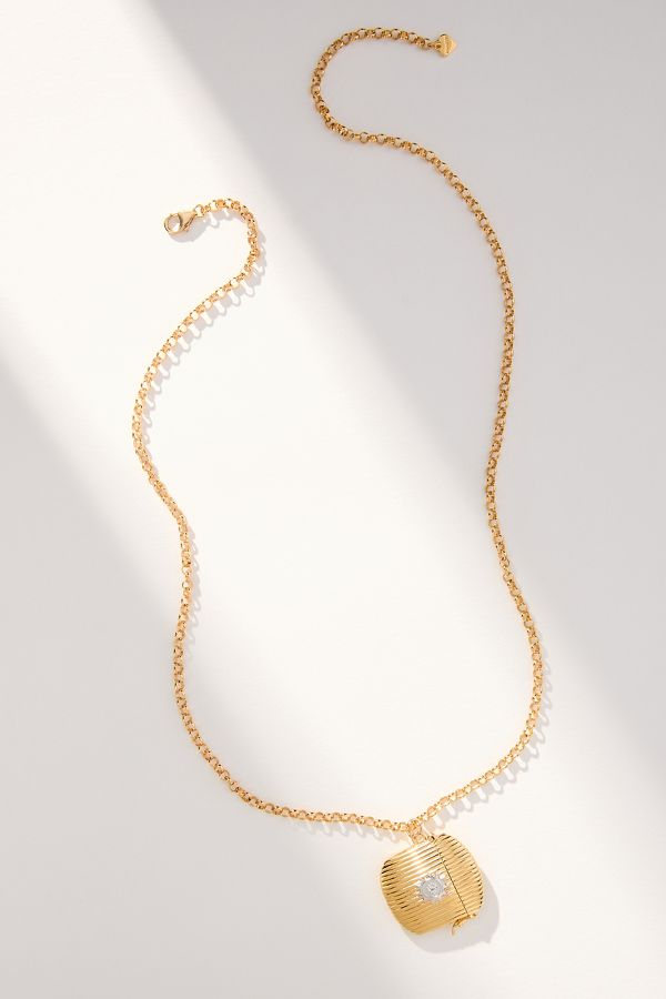 Slide View: 1: Hart Ribbed Vesta Pendant Necklace