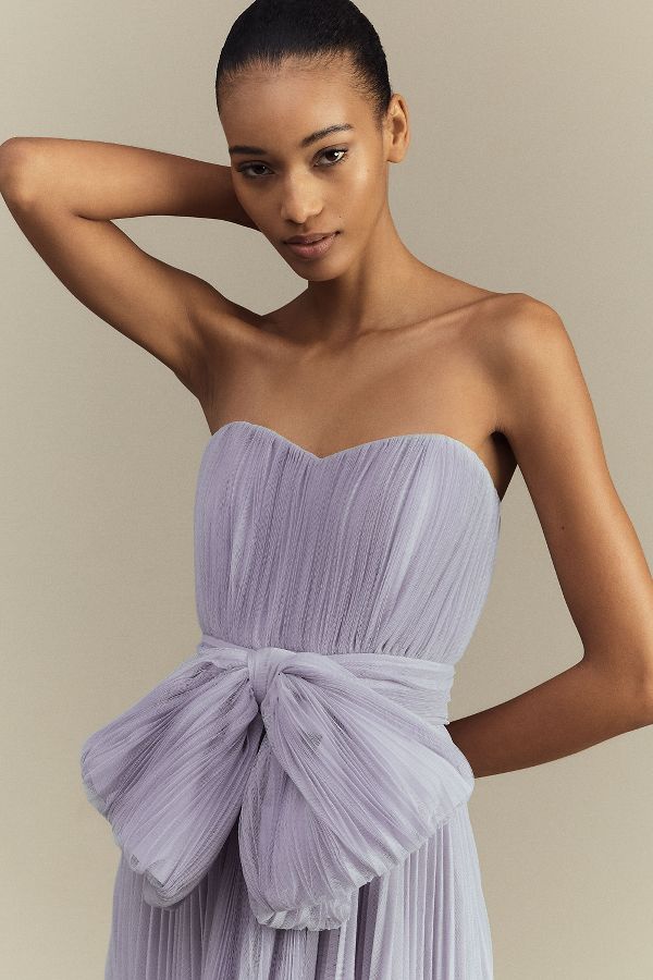 Slide View: 3: Hutch Cataline Sweetheart Strapless Maxi Dress