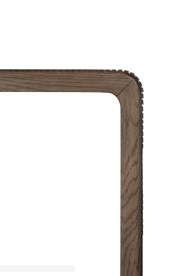 Slide View: 5: Leo Solid Oak Reeded Console