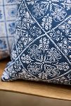 Thumbnail View 2: Floral Block Print Outdoor Pillow