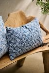 Thumbnail View 1: Floral Block Print Outdoor Pillow