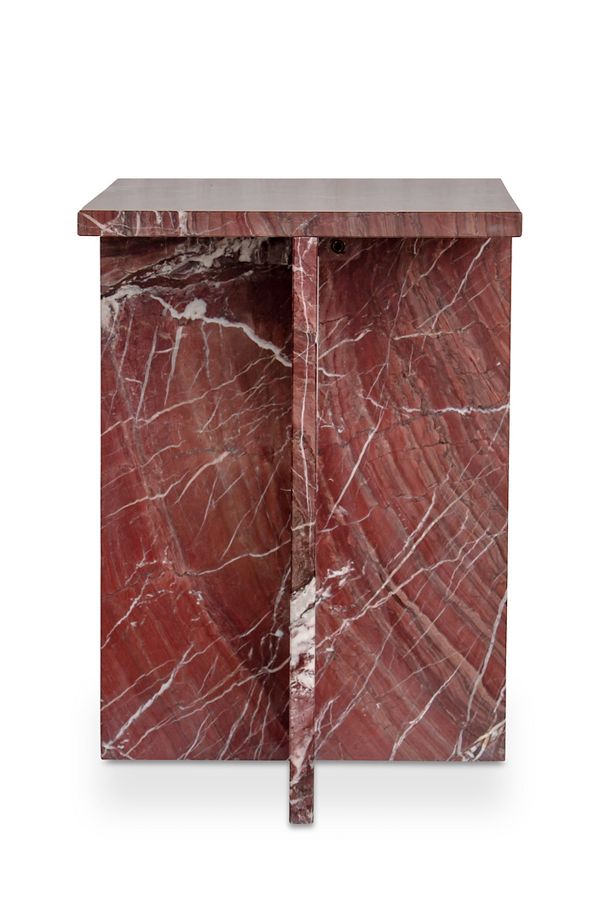 Slide View: 1: Blair Rosso Marble Accent Table