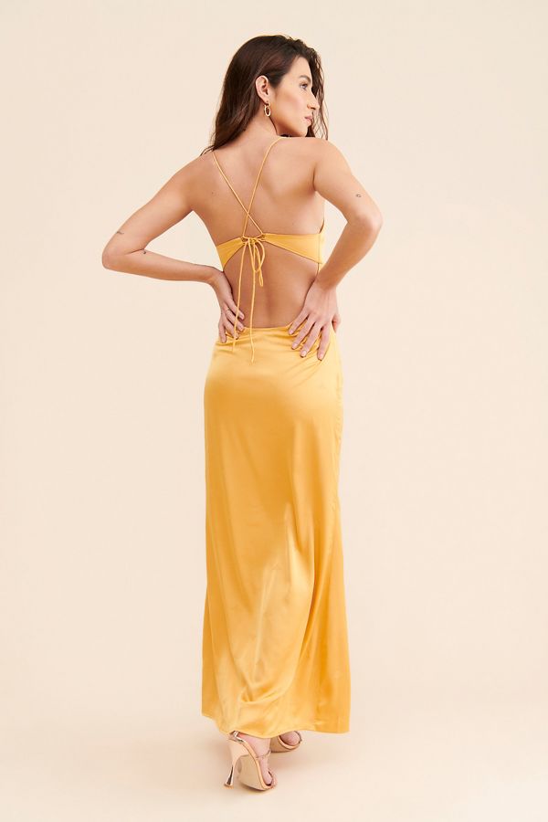 Slide View: 2: Allina Liu Chase Slip Dress