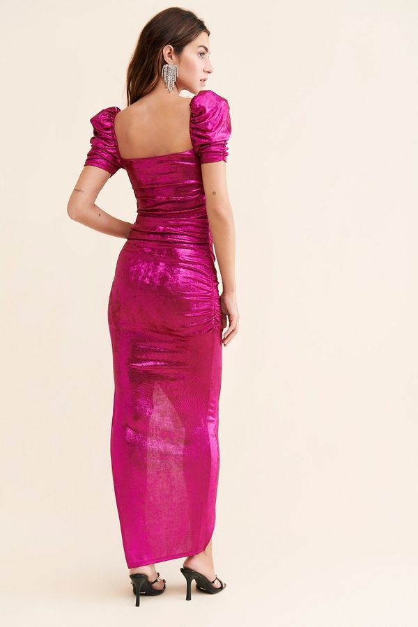 Slide View: 2: ASTR the Label Vanozza Metallic Dress