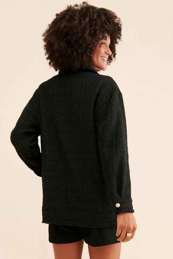 Slide View: 2: Line + Dot Zoey Shirt Jacket