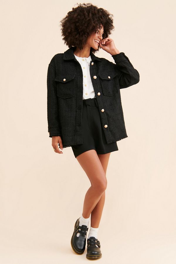 Slide View: 4: Line + Dot Zoey Shirt Jacket