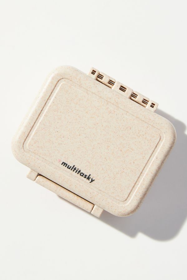 Slide View: 2: Multitasky Mini Travel Pill Organizer Box