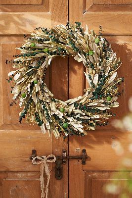 Dried Mossy Meadow Wreath