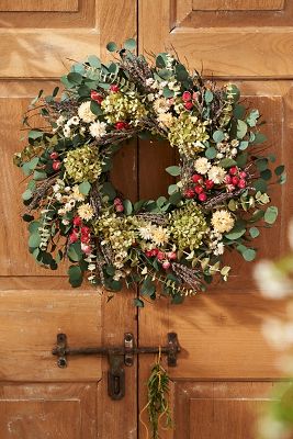 Dried York Cottage Wreath