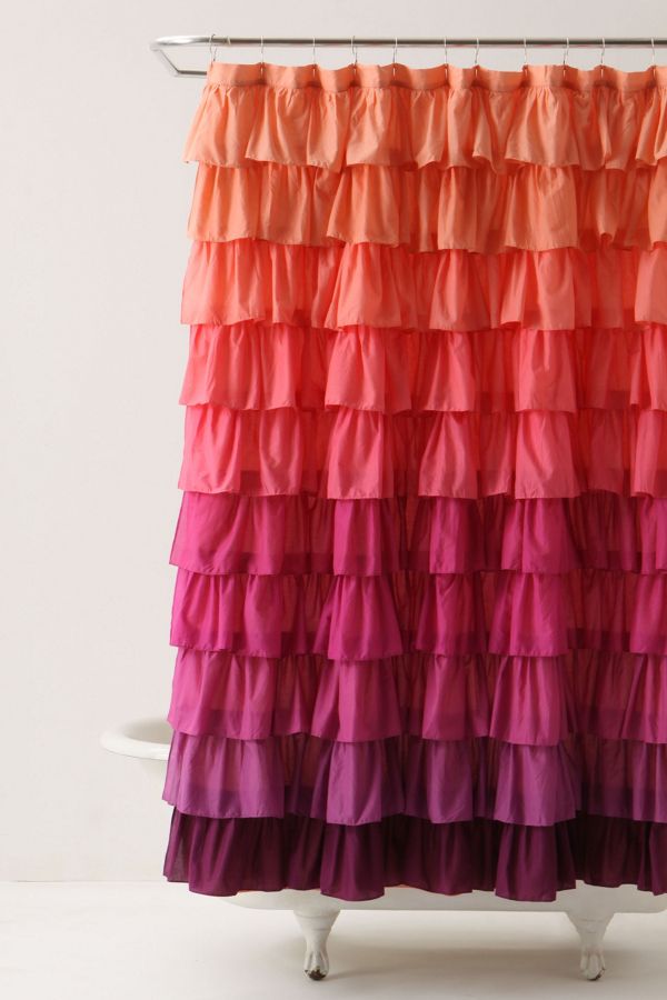 Smoldering Hues Shower Curtain Anthropologie