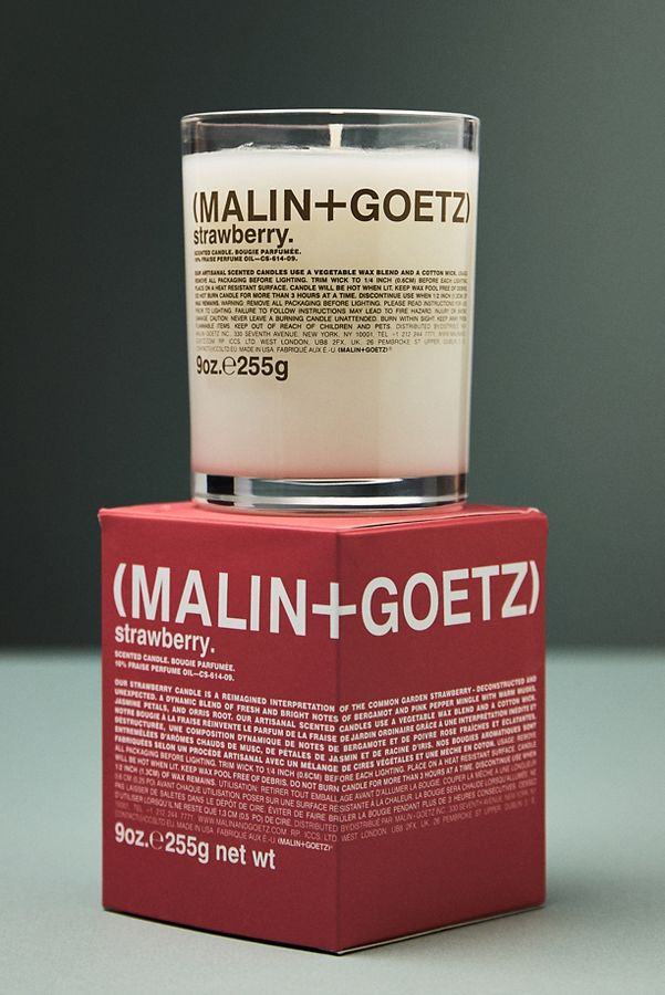 Slide View: 2: MALIN+GOETZ Strawberry Boxed Candle