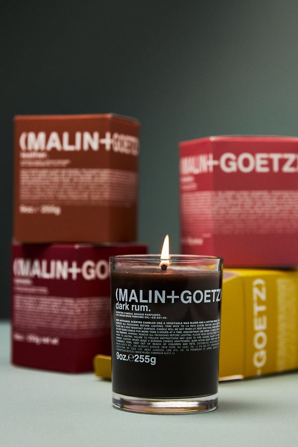 Slide View: 2: MALIN+GOETZ Leather Boxed Candle