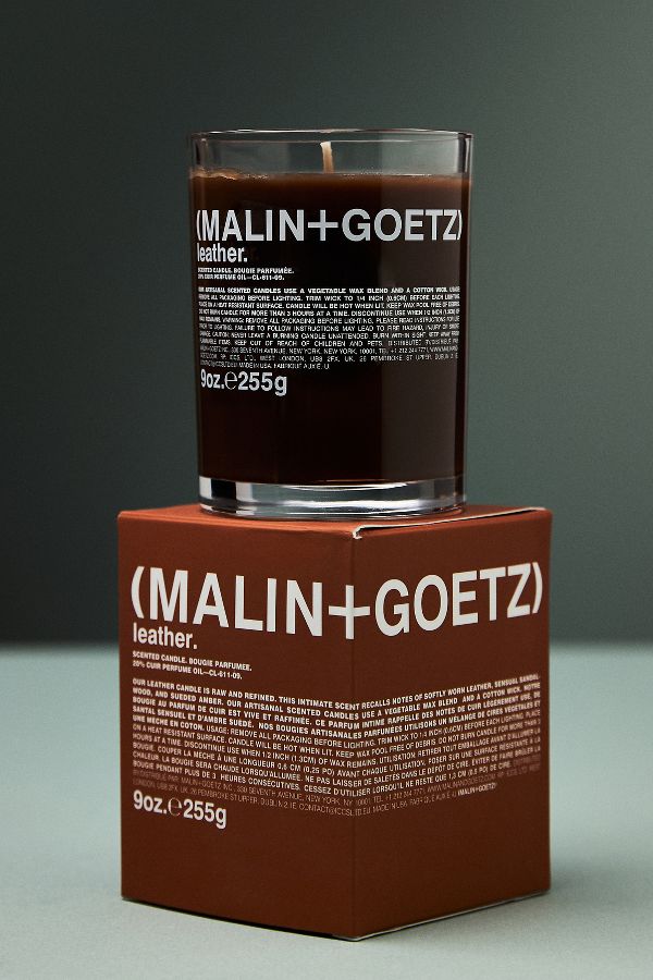 Slide View: 3: MALIN+GOETZ Leather Boxed Candle