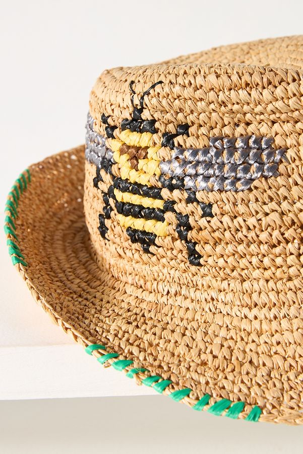 Slide View: 3: Lola Hats Raffia Fedora