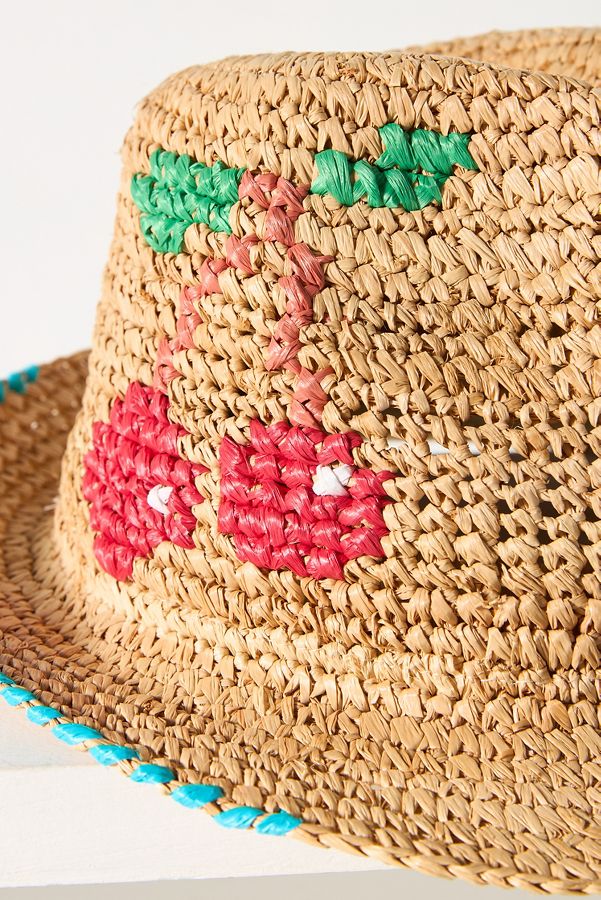 Slide View: 3: Lola Hats Raffia Fedora