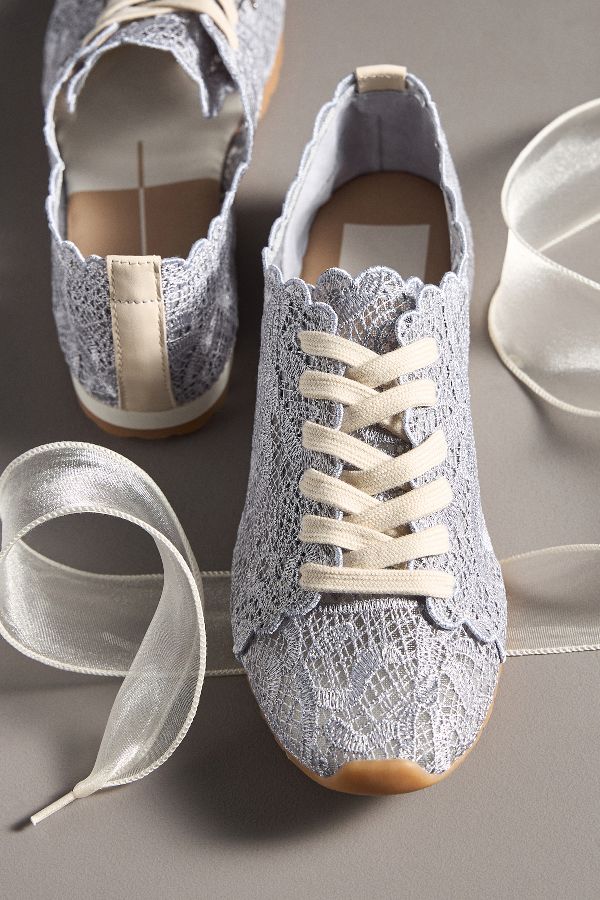 Slide View: 3: Dolce Vita Dayana Lace Sneakers